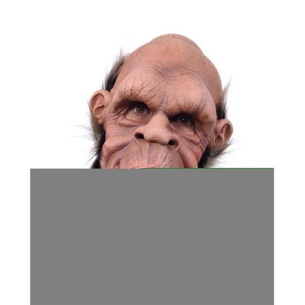 Zagone Zagone MK1003 Baldy Bigfoot or Sasquatch Character Full Overhead Mask with Brown Faux Fur MK1003